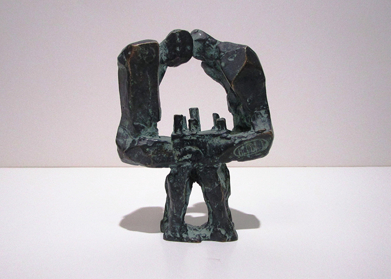 Schach, Bronze, 12 cm - Galerie Wroblowski